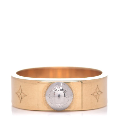 Louis Vuitton Nanogram Ring M Gold 1 of 8