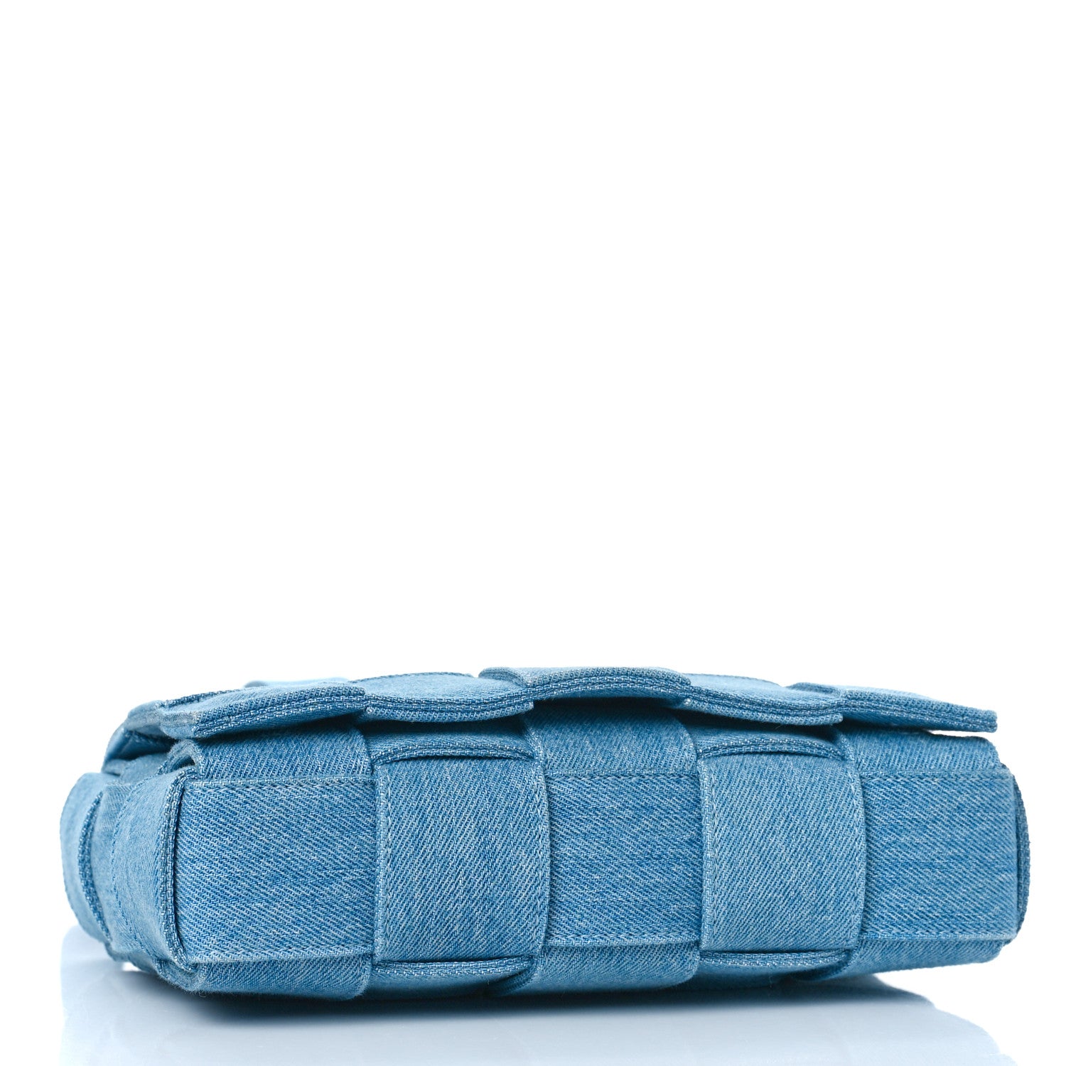 Bottega Veneta Denim Maxi Intrecciato Cassette Crossbody Bag Washed Indigo 4 of 8