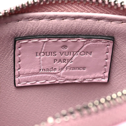 Louis Vuitton Alligator Nano Speedy Pink 6 of 9