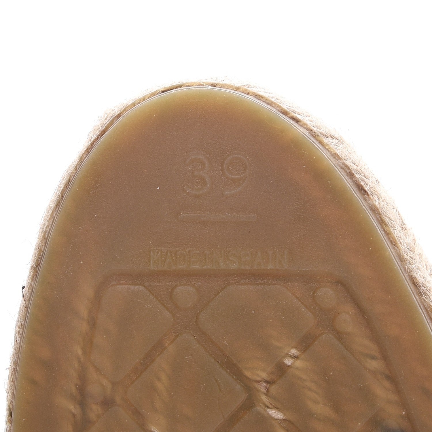 Chanel Patent Fabric Striped CC Espadrilles 39 Multicolor Black 7 of 12