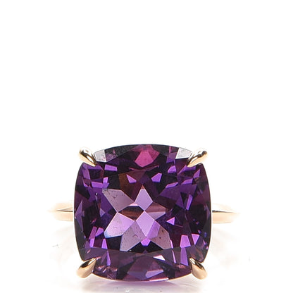 Tiffany 18K Rose Gold Amethyst Sparklers Cocktail Ring 7 1 of 4