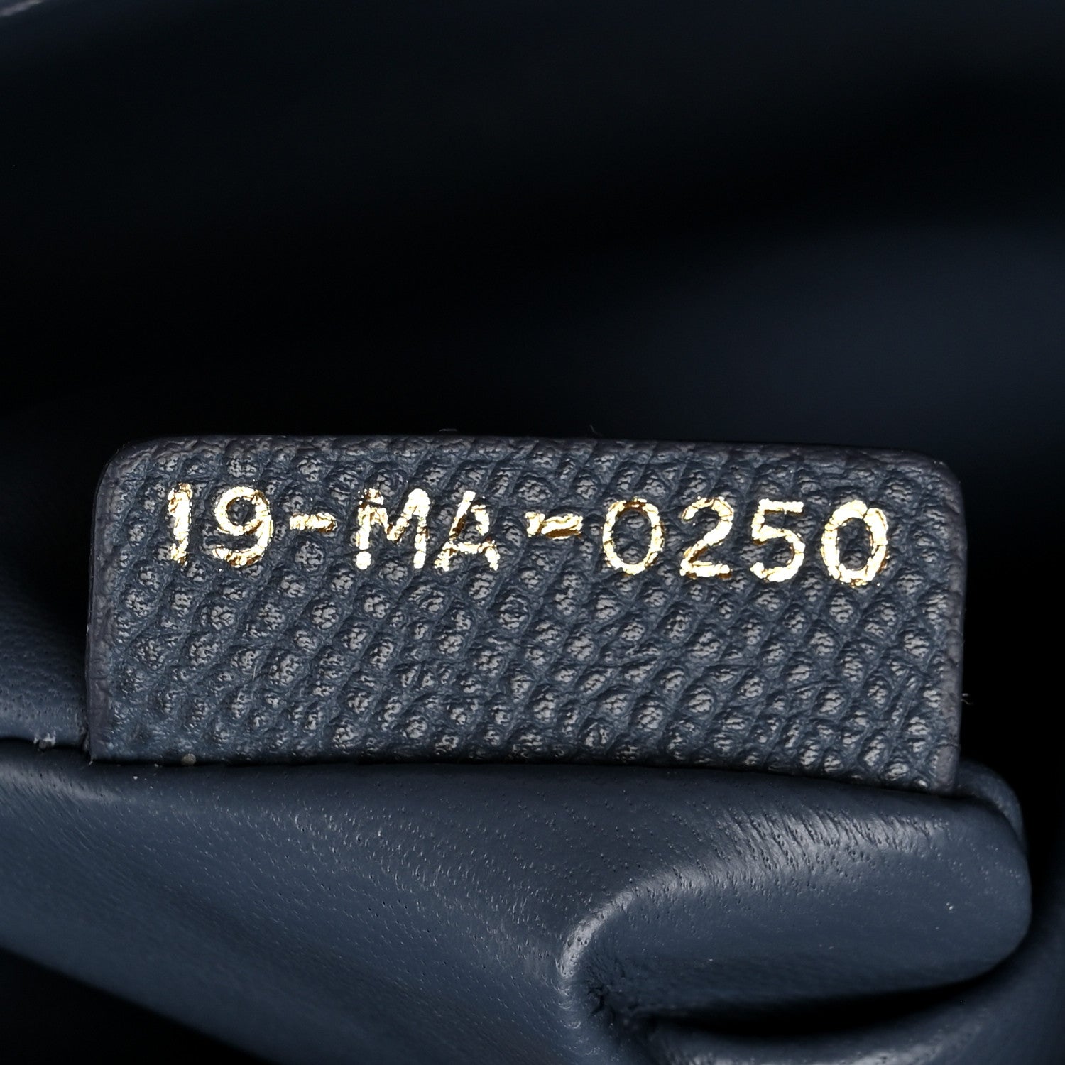 Christian Dior Grained Calfskin Large St. Honore Tote Blue 8 of 15