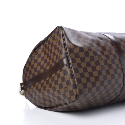 Louis Vuitton Damier Ebene Keepall Bandouliere 55 6 of 12