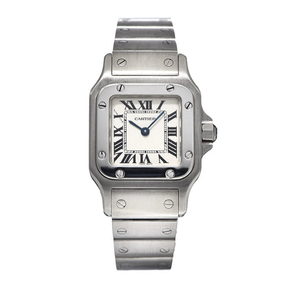 Cartier Stainless Steel 24mm Santos de Galbee Quartz Watch 1 of 9