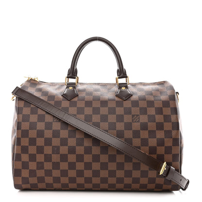 Louis Vuitton Damier Ebene Speedy Bandouliere 35 1 of 13