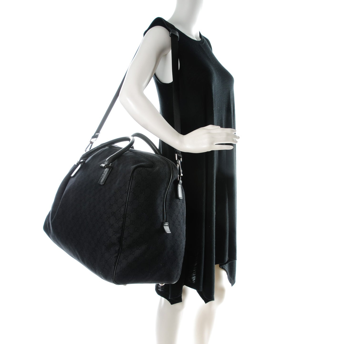 Denim Monogram Large Duffle Black