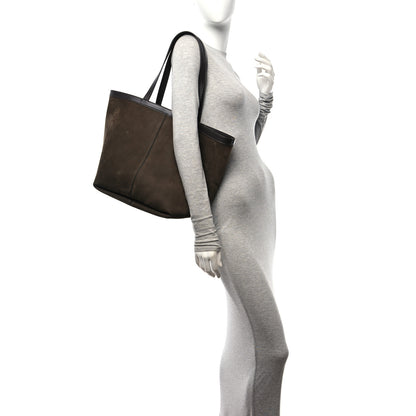 Bottega Veneta Suede Nappa Intrecciato Medium Flip Flap Tote Fondant 2 of 12