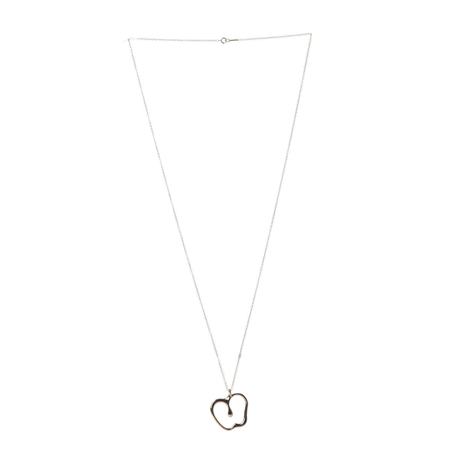 Tiffany 18K Yellow Gold Elsa Peretti Apple Pendant Necklace 3 of 5