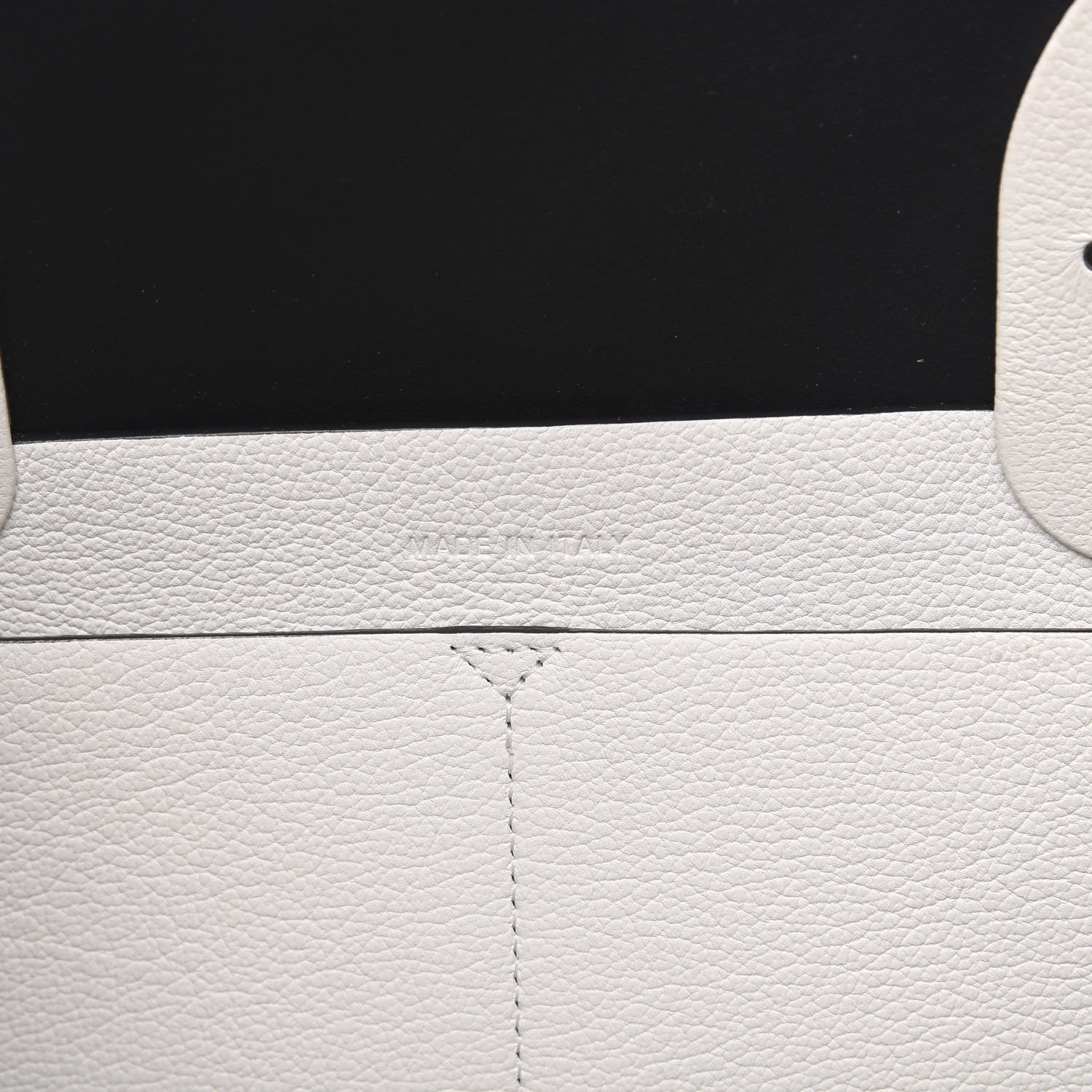 Christian Dior Supple Grained Calfskin Large Open Bar Tote White 7 of 11