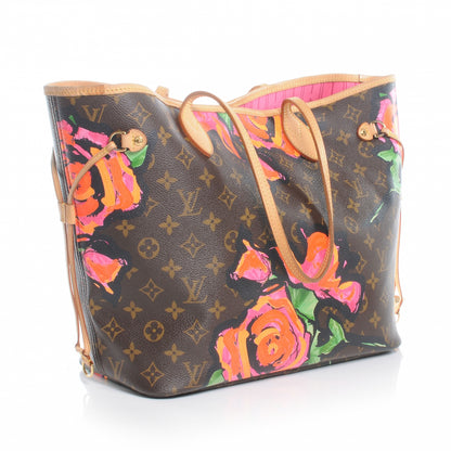 Louis Vuitton Monogram Roses Neverfull MM 3 of 7