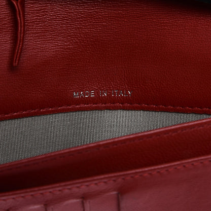 Chanel Lambskin Quilted Boy Yen Wallet Red 24 of 26