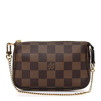 Louis Vuitton Damier Ebene Mini Pochette Accessories 1 of 8