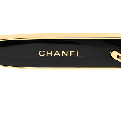 Chanel Acetate Polarized CC Sunglasses 5270 Black 5 of 9