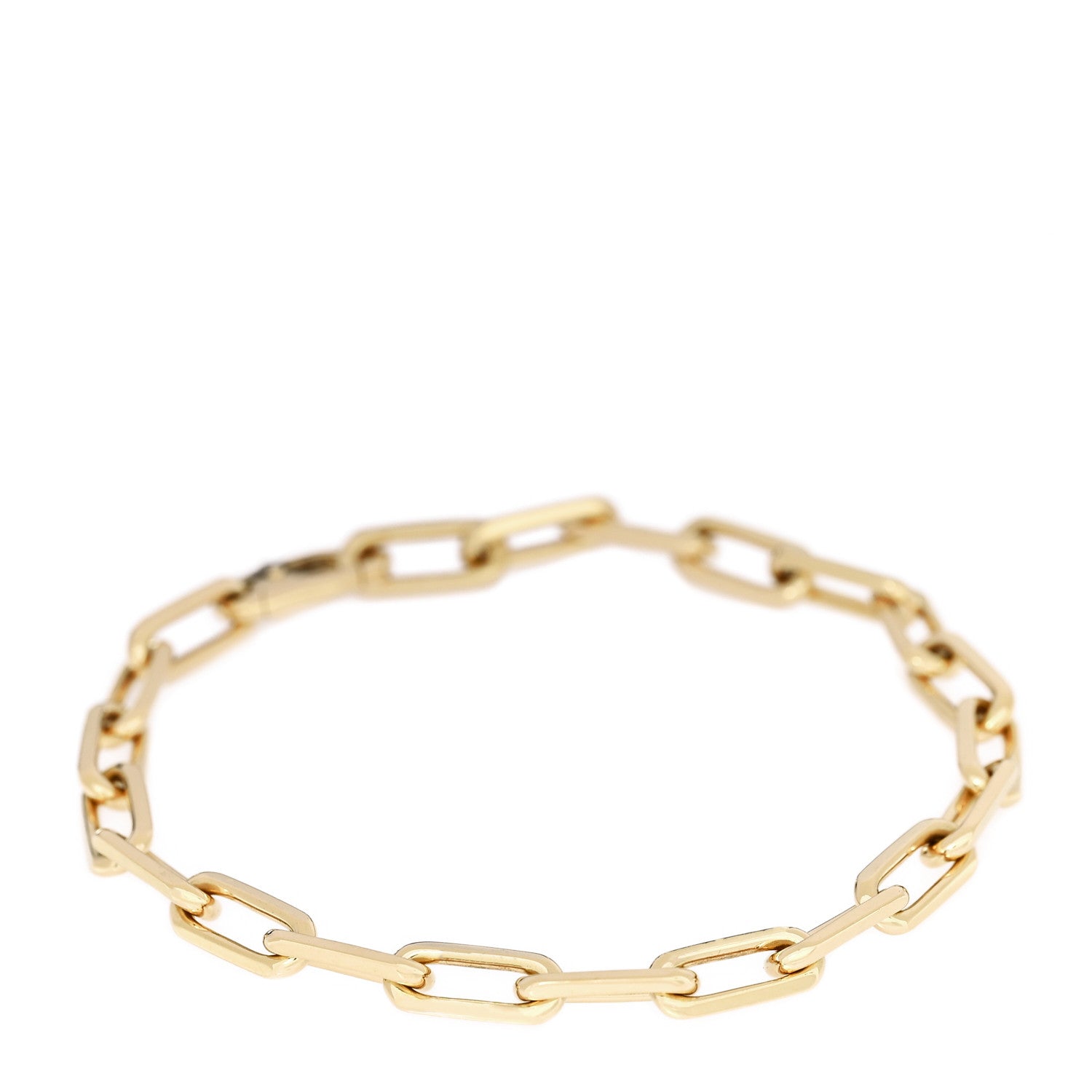 Cartier 18K Yellow Gold Santos de Cartier Link Chain Bracelet 1 of 6