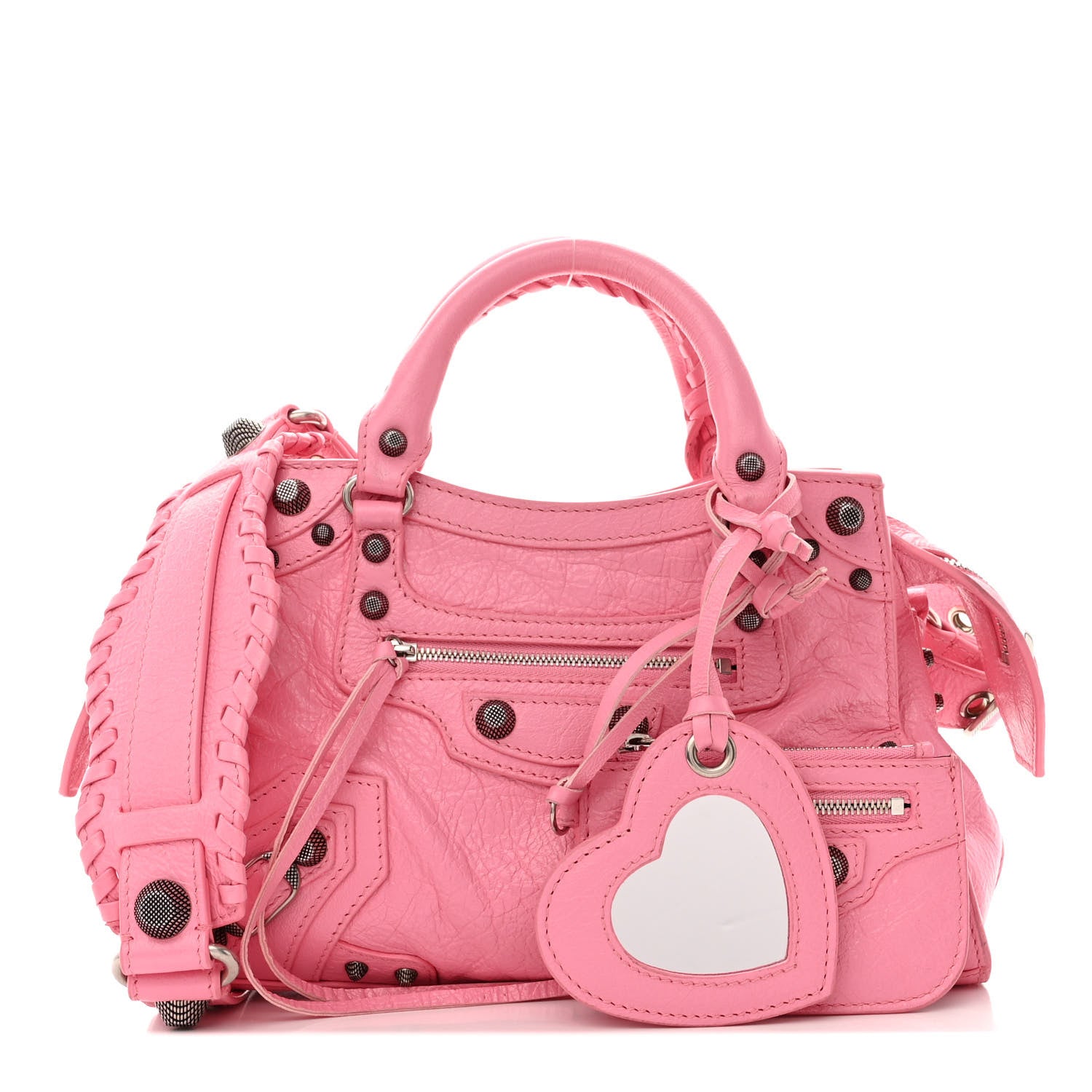 Balenciaga Agneau Arena Neo Cagole Handbag XS Sweet Pink 1 of 16