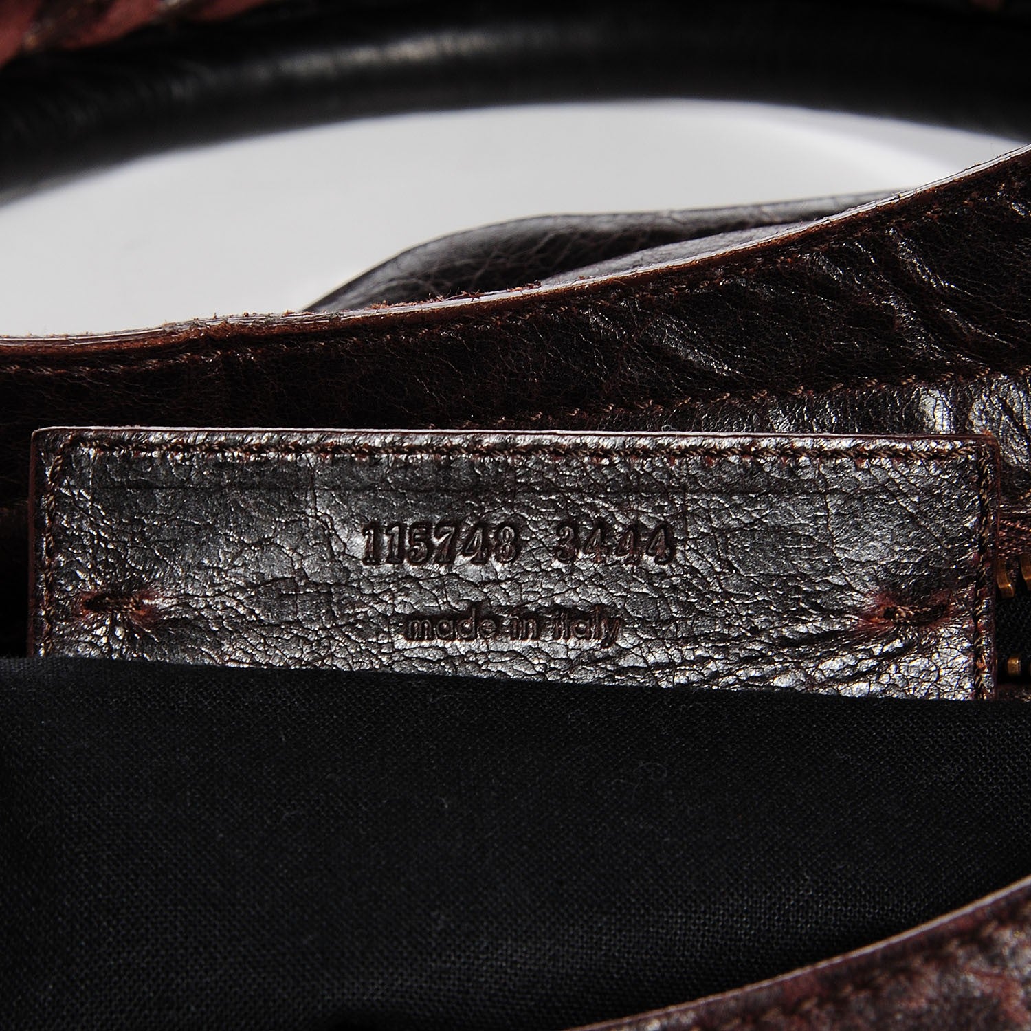 Balenciaga Chevre Classic Hardware City Chocolate 9 of 15