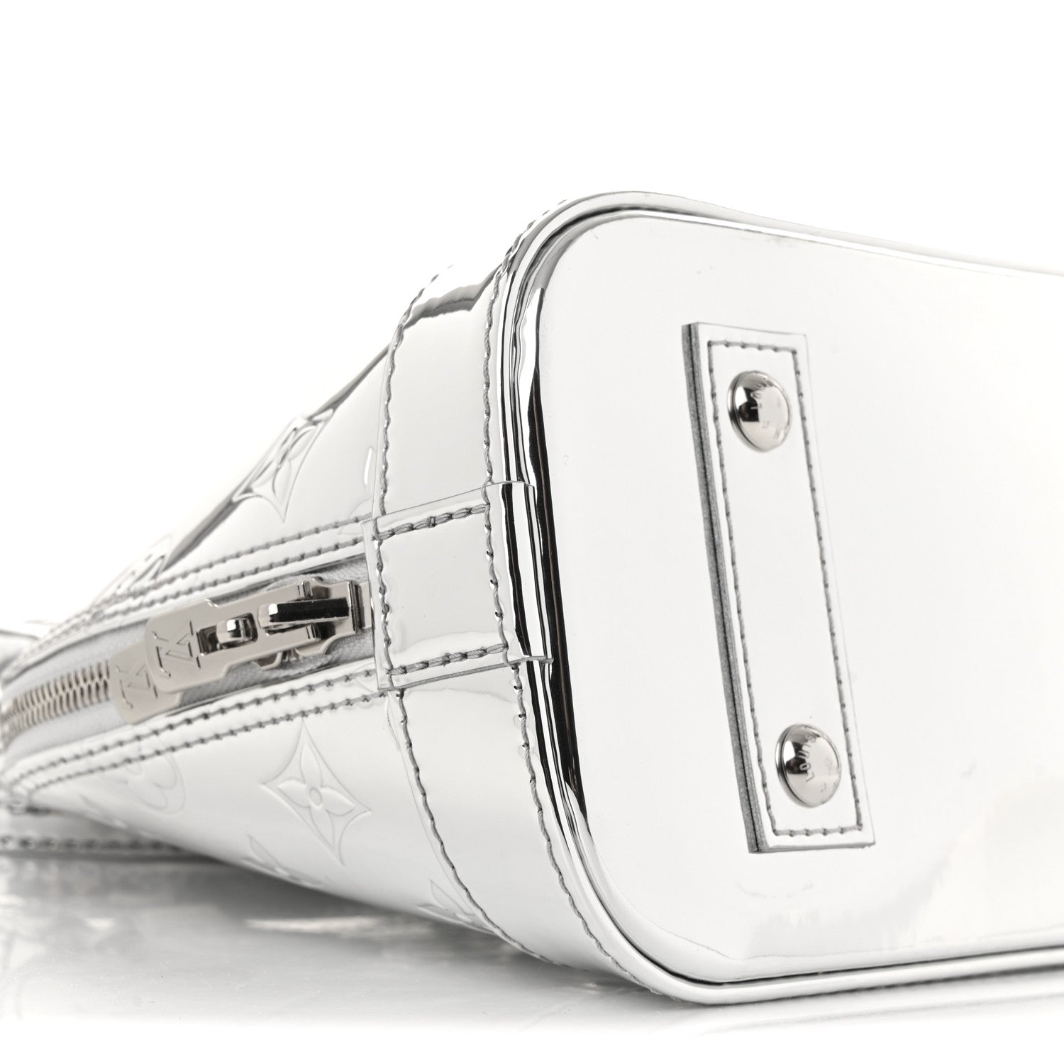 Louis Vuitton Monogram Miroir Alma BB Silver 8 of 9