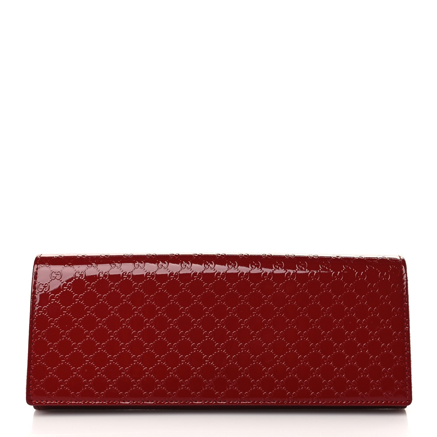 Gucci Patent Microguccissima Small Broadway Clutch Red 1 of 9