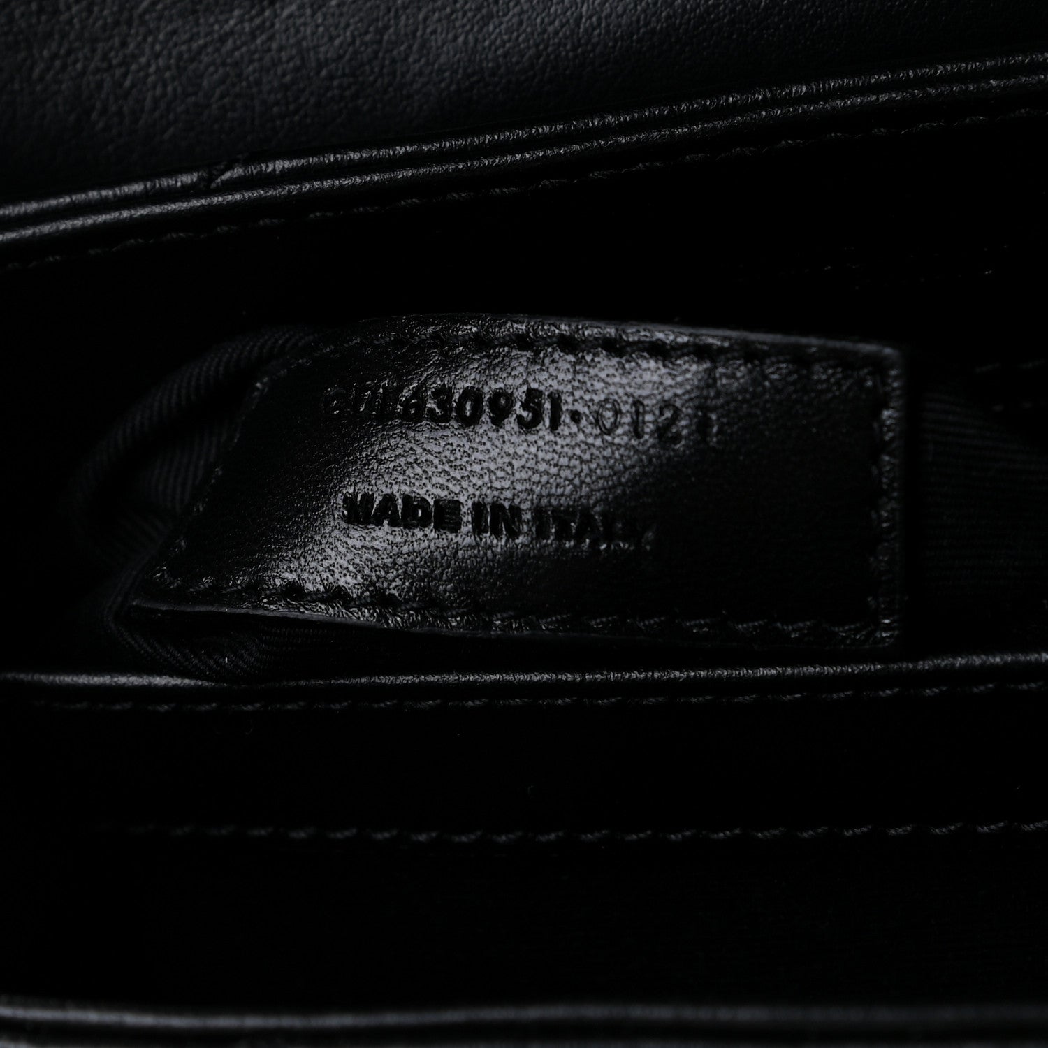 Saint Laurent Calfskin Y Quilted Monogram Toy Loulou Crossbody Bag Black 8 of 12