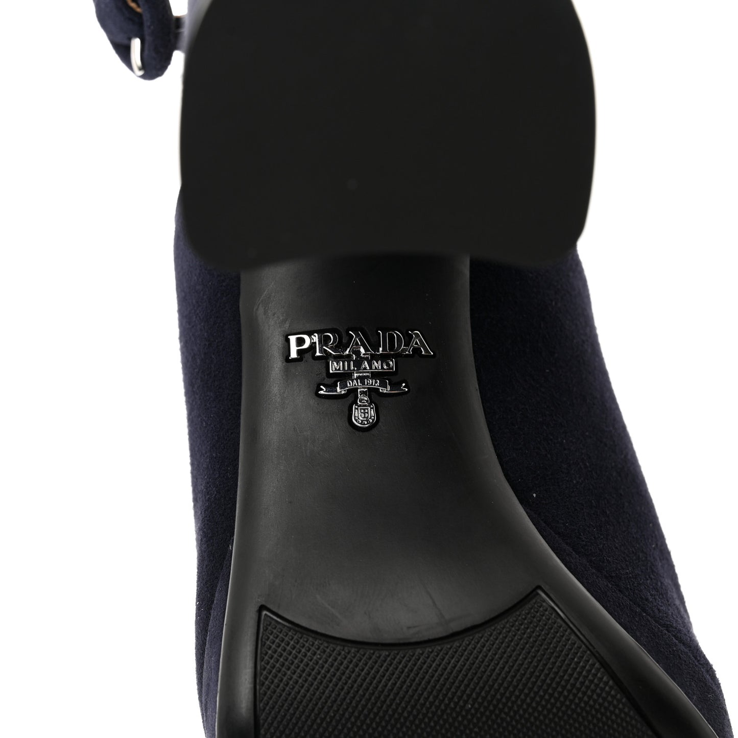 Camoscio Platform Sandals 36 Bleu