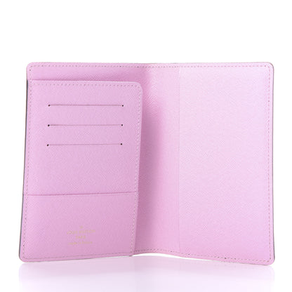 Louis Vuitton Monogram 2016 Christmas Animation Passport Cover Rose Ballerine 5 of 8