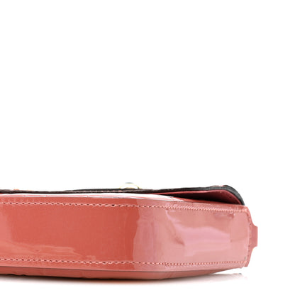 Louis Vuitton Vernis Valentine Dog Pochette Felicie Chain Wallet Pink 11 of 12