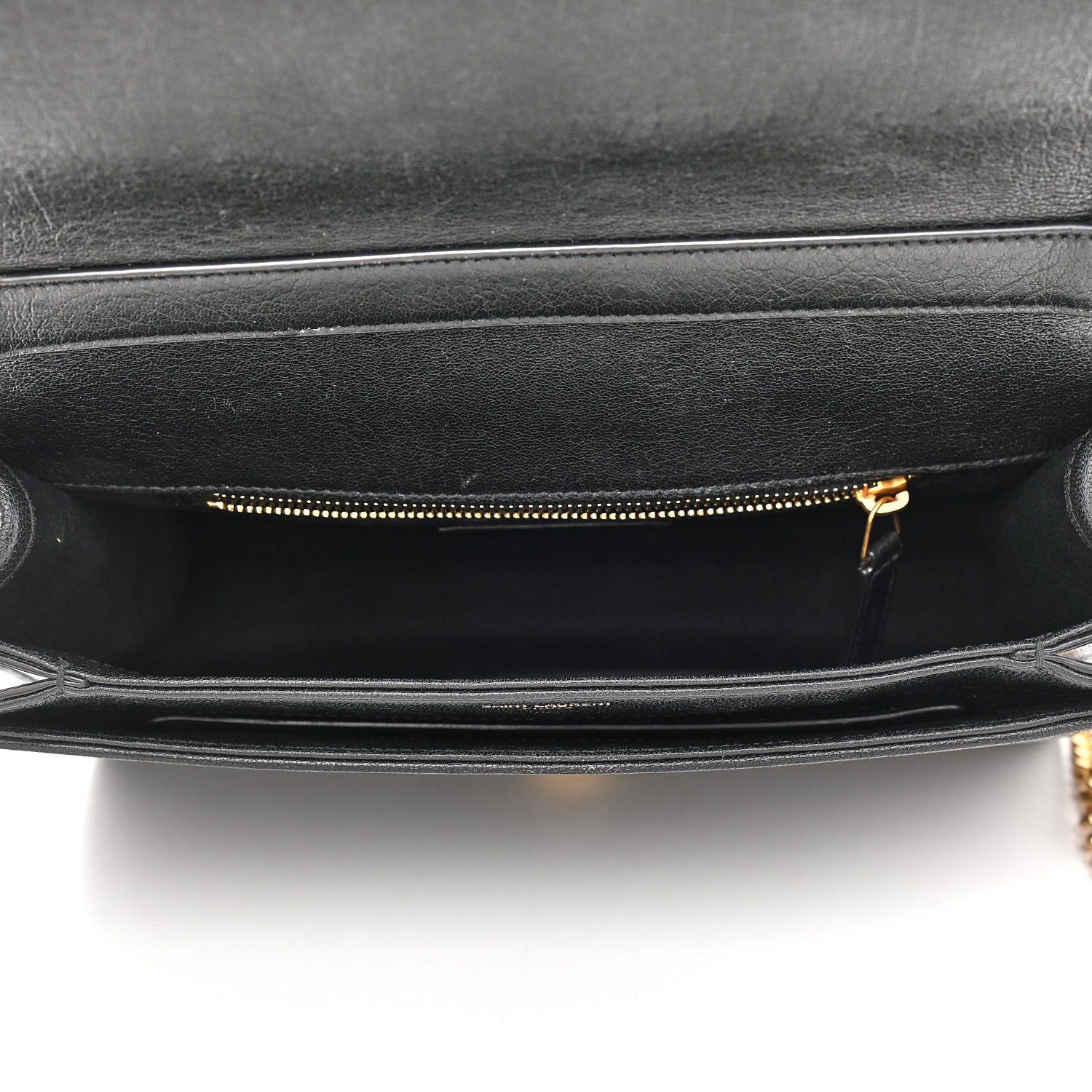Saint Laurent Lambskin Quilted Mini Becky Chain Bag Black 5 of 9