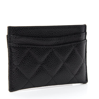 Chanel Caviar Quilted Card Holder Black 3 of 8