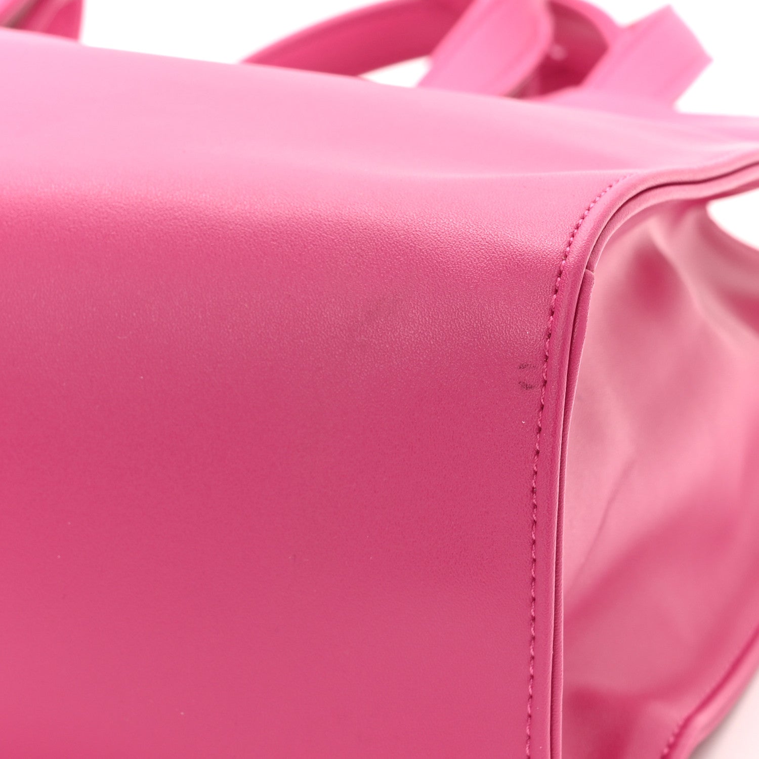 Telfar Vegan Leather Medium Shopping Bag Pink 14 of 14