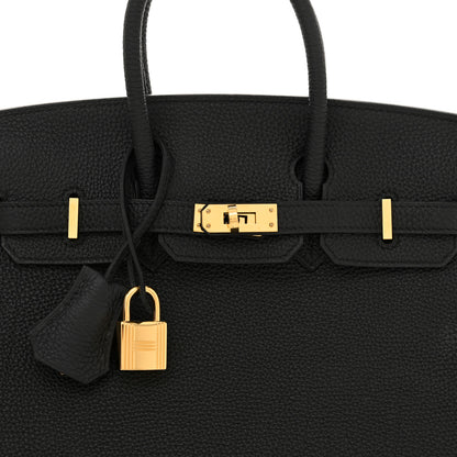 Hermes Togo Birkin 25 Black 8 of 14