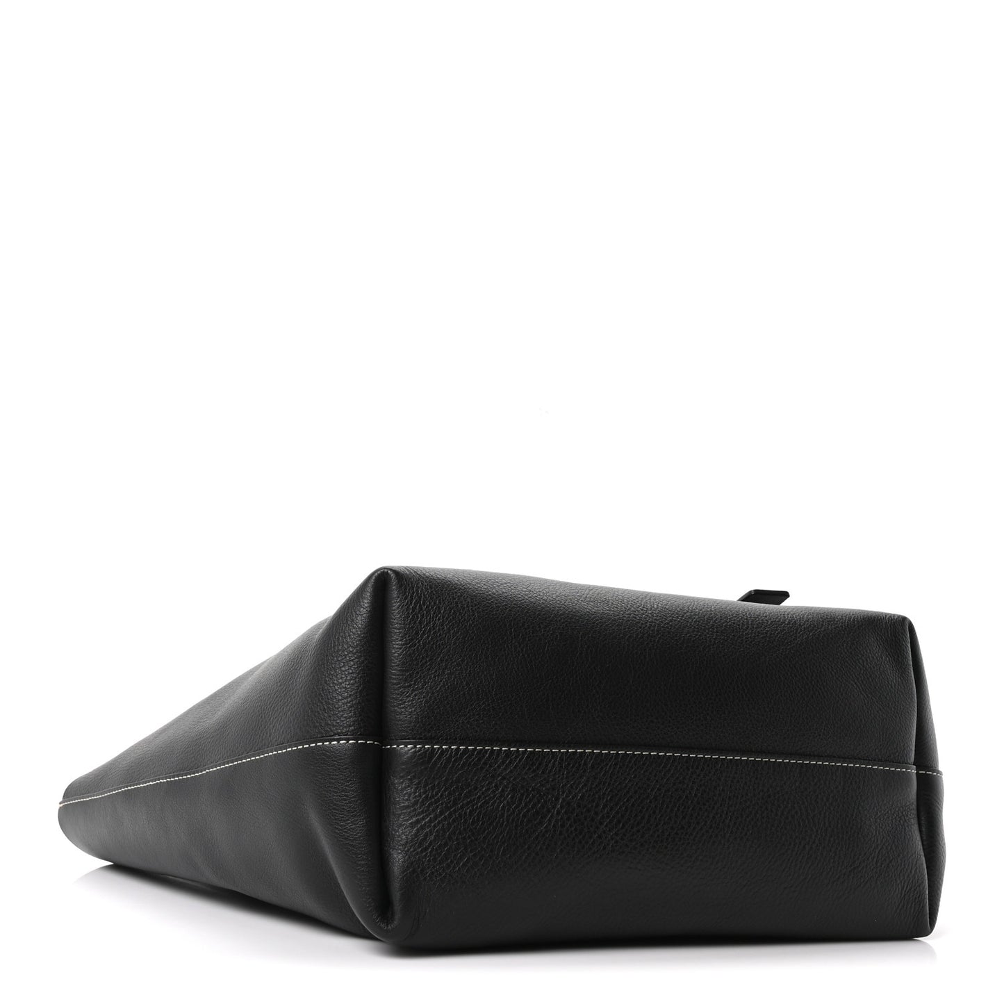 Small Grain Smooth Calfskin Medium Darryl Tote Black