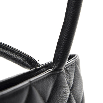 Chanel Caviar Quilted Medallion Tote Black 11 of 11