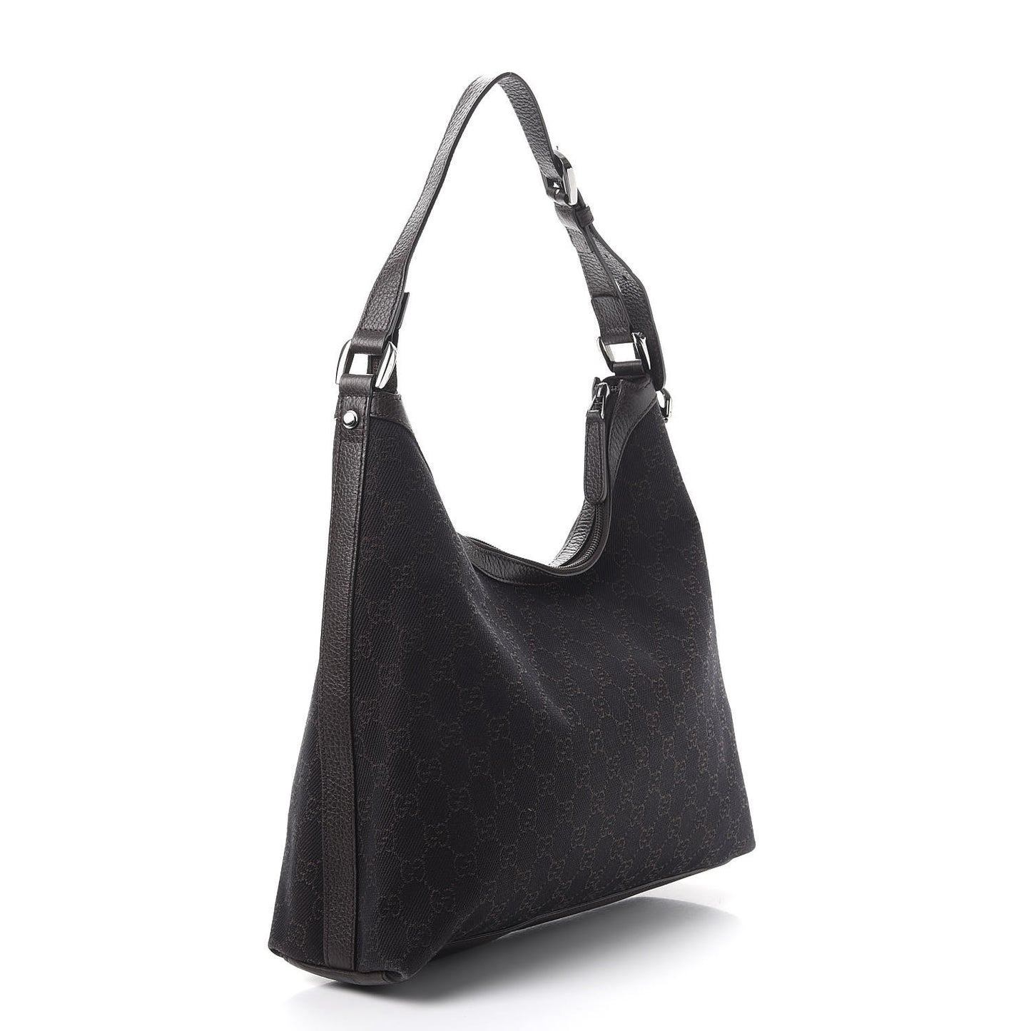 Monogram Hobo Dark Brown