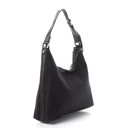 Gucci Monogram Hobo Dark Brown 3 of 9