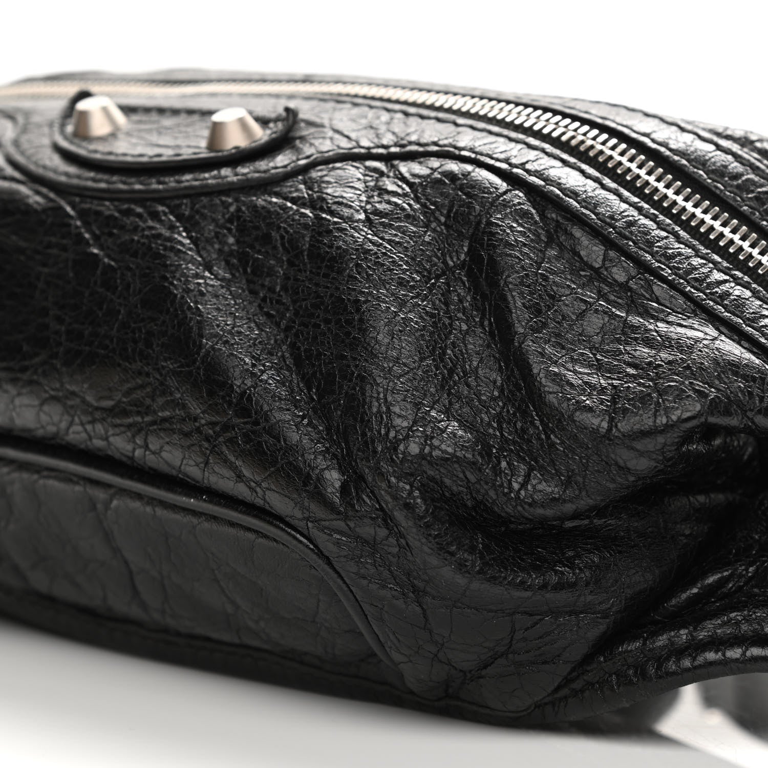 Balenciaga Lambskin Classic Hardware Neo Lift Hip Bag Black 13 of 16