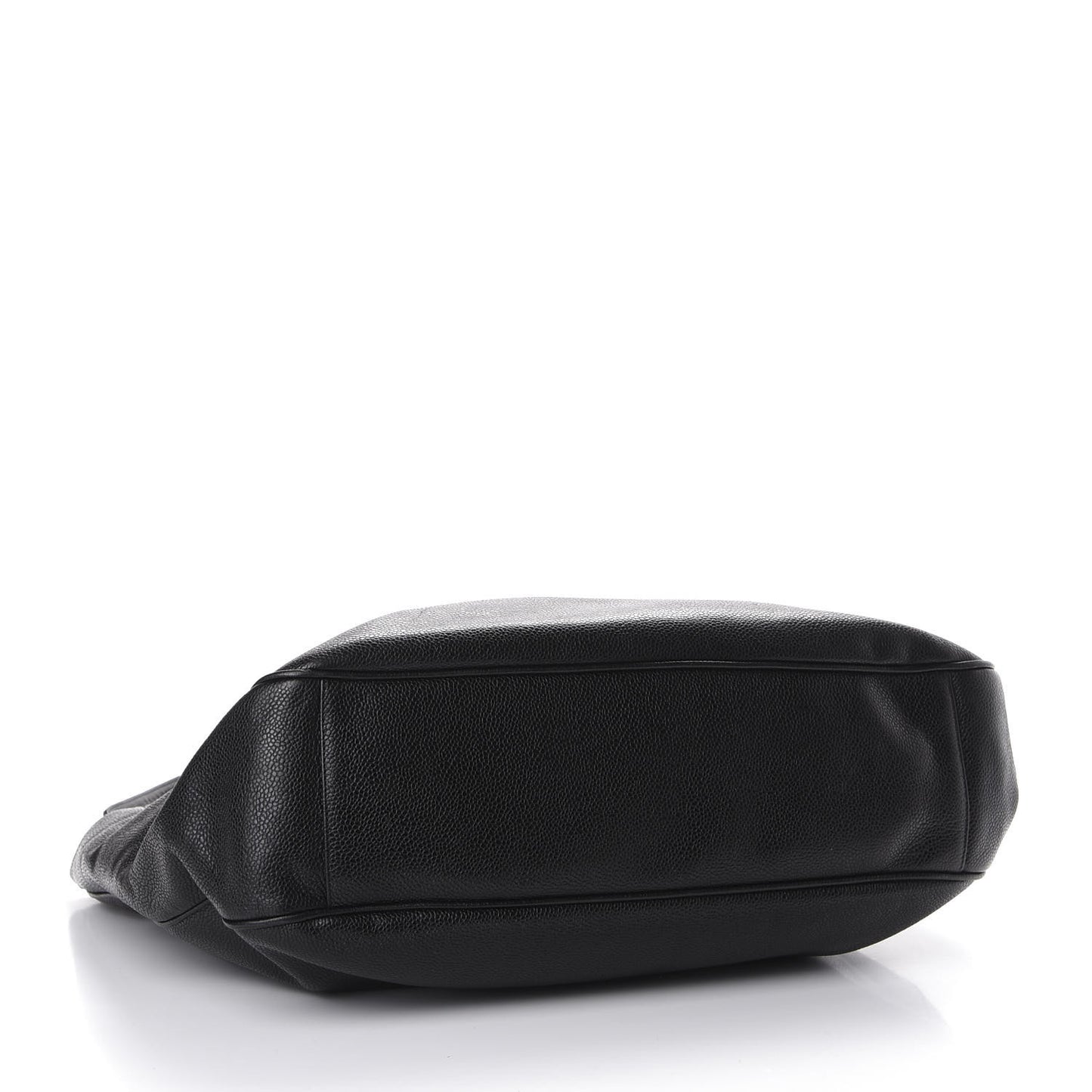Caviar Large CC Shoulder Bag Black