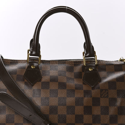Louis Vuitton Damier Ebene Speedy Bandouliere 30 12 of 14