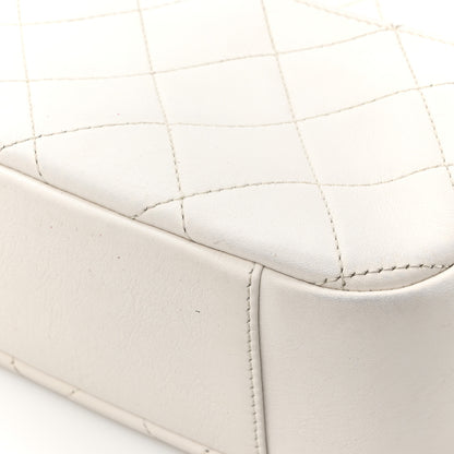Chanel Calfskin Quilted Enchained Camera Case Bag White 14 of 17