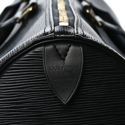 Louis Vuitton Epi Keepall 50 Black 6 of 11