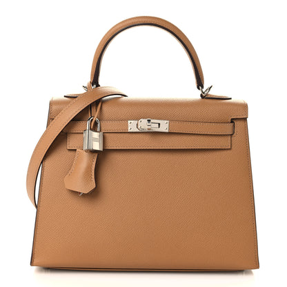 Hermes Epsom Kelly Sellier 25 Biscuit 1 of 13