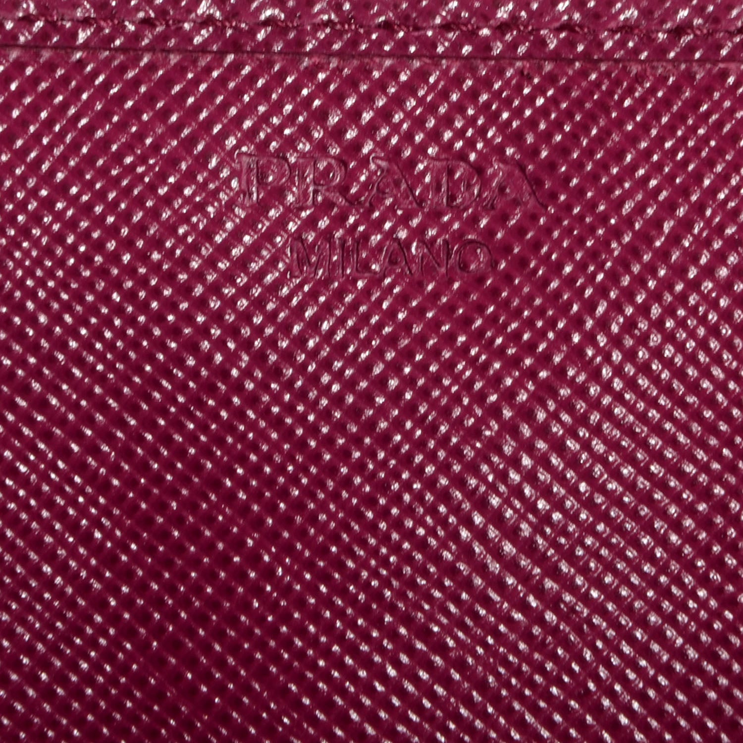 Prada Saffiano Metal Continental Flap Wallet Ametista 6 of 10