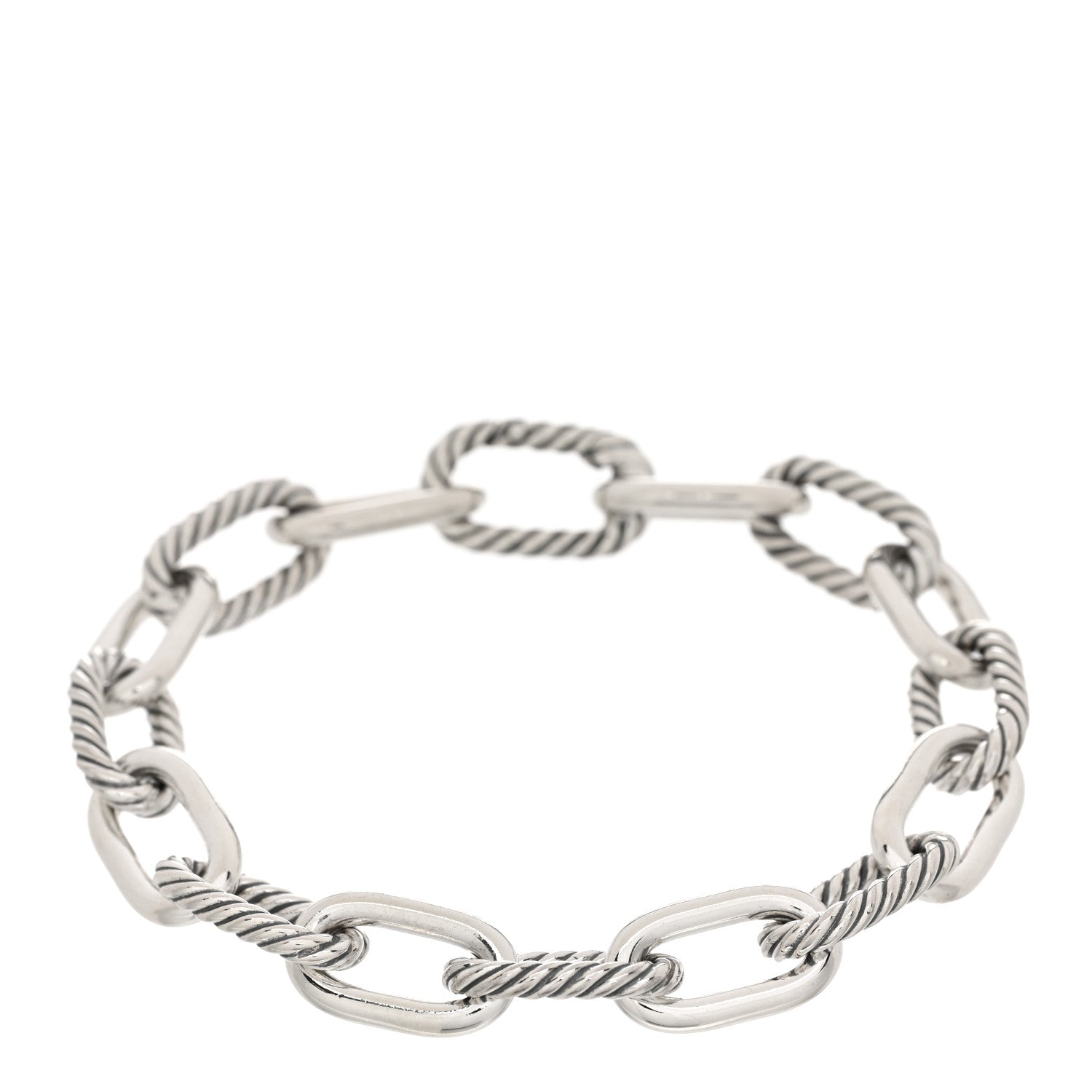 David Yurman Sterling Silver 11mm Madison Chain Bracelet 1 of 3