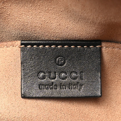 Gucci Calfskin Matelasse GG Marmont Belt Bag 95 38 Black 6 of 12