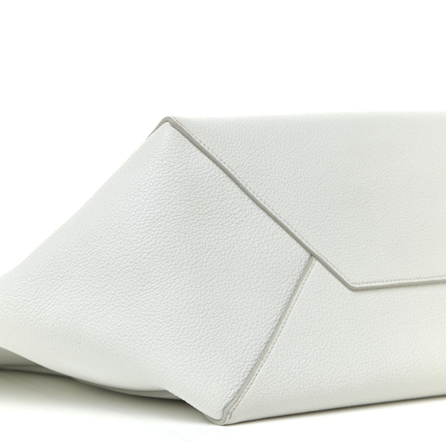 Soft Grained Calfskin Small Belt Cabas Light Grey