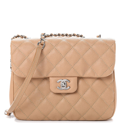 Chanel Caviar Quilted Medium Urban Companion Flap Beige 1 of 10