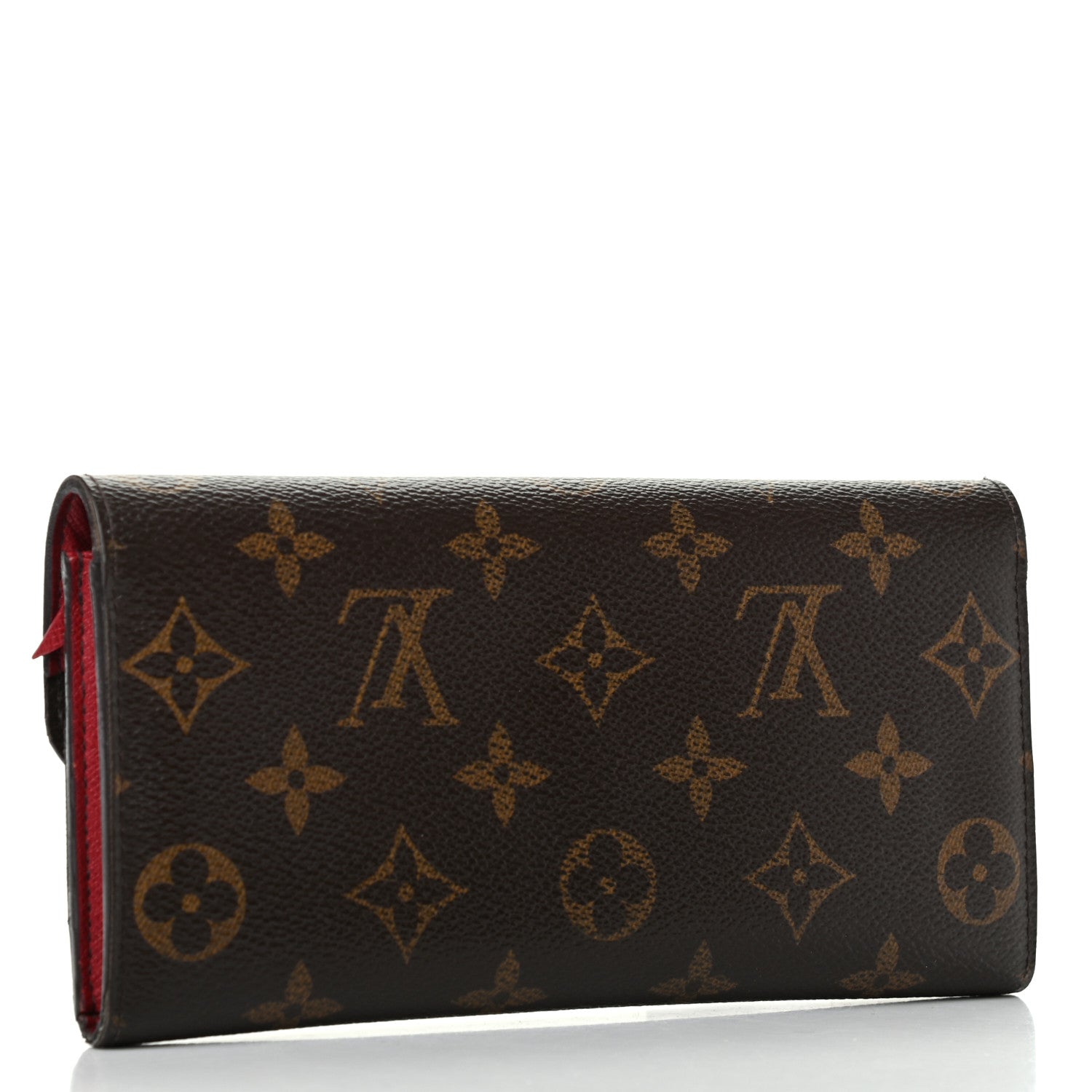 Louis Vuitton Monogram Emilie Wallet Red 3 of 7