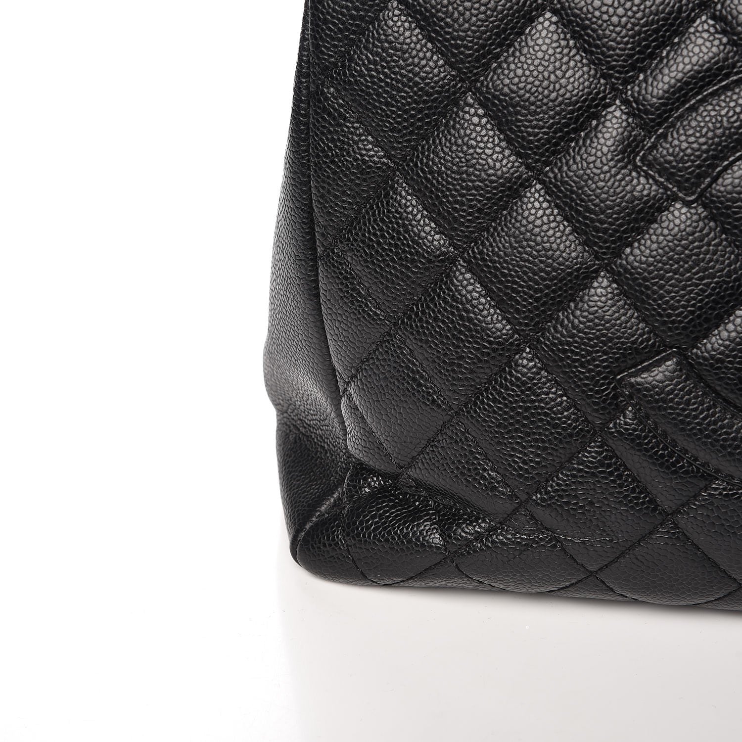 Chanel Caviar Quilted Grand Shopping Tote GST Black 9 of 10