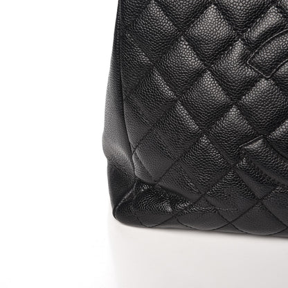 Chanel Caviar Quilted Grand Shopping Tote GST Black 9 of 10