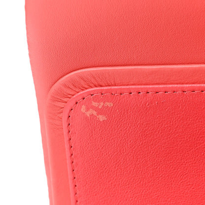 Chanel Patent Quilted Jumbo Double Flap Coral 11 of 11