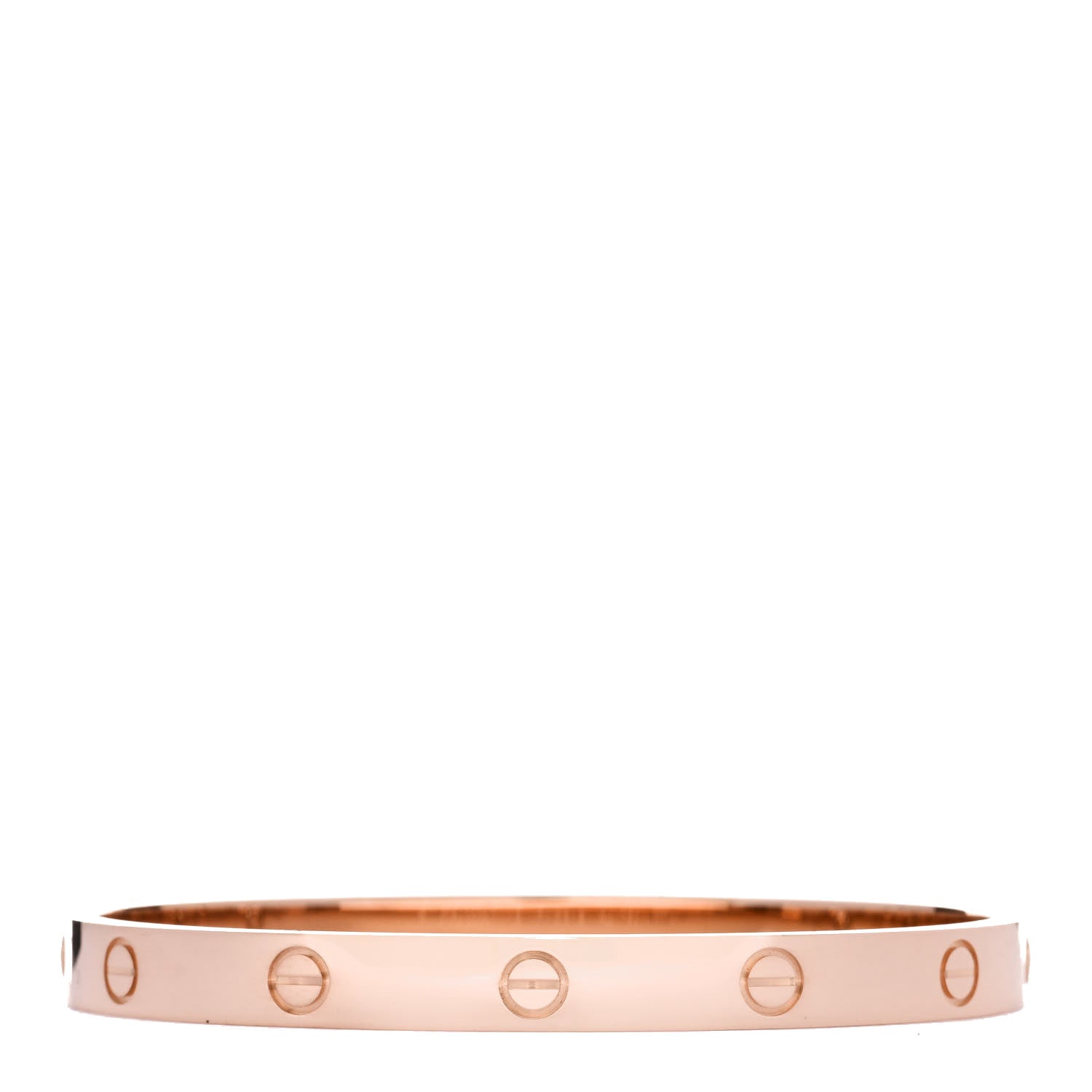 Cartier 18K Pink Gold LOVE Bracelet 18 2 of 10